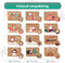Giftmas Kerstkaarten - Wenskaarten - 36 stuks - FSC-keurmerk - 10x15cm (36 stuks)