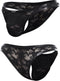 CUT4MEN - Lace with pu String - M - Zwart