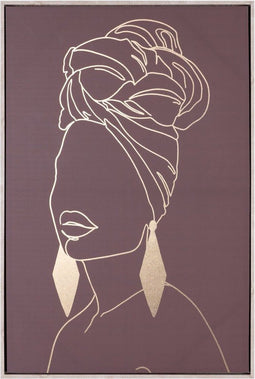 Canvas Silhouet 63 x 93 cm