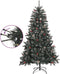 vidaXL - Kunstkerstboom - met - standaard - 150 - cm - PVC - groen