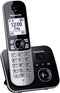 Panasonic KX-TG6861 - DECT telefoon met antwoordapparaat - 18 uur gebruiksduur - zwart