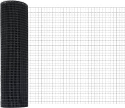 vidaXL - Gelaste - Draadhek - Grijs - 0,5x50 - m - Staal