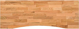 vidaXL - Bureaublad - rechthoekig - 140x50x2,5 - cm - eikenhout - lichtbruin