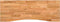 vidaXL - Bureaublad - rechthoekig - 140x50x2,5 - cm - eikenhout - lichtbruin