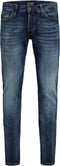 JACK&JONES PLUS SIZE - Jeans - Soepel zittend licht afgewassen - Donker blauw