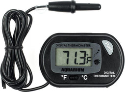 Super Aqua - Digitale Aquarium thermometer - Graden Celsius en Fahrenheit - Zwart