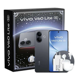 Vivo V60 Lite - Smartphone - 5G Mediatek Dimensity 7300 8 GB RAM 256 GB Zwart