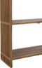 J-Line boekenkast 4 Schappen - gerecycleerd hout - naturel