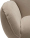 Liviza Fauteuil Donato - Draaibaar Plaster - Stof - Rechthoek Taupe - 74 cm , 75 cm , 79 cm