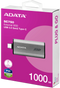 Adata SC750 - Externe Harde Schijf - 1TB SSD - Zwart