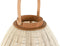 Kaarshouder Home ESPRIT Wit Natuurlijk Hout Kristal 37 x 37 x 56 cm