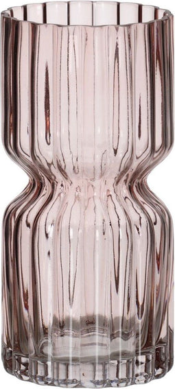Vaas Roze Kristal 12 x 12 x 25 cm