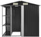 vidaXL - Tuinschuur - met - rek - 205x130x183 - cm - ijzer - grijs
