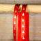 Satijnen Kerstlint Rood - 15mm x 25m - Kerstbomen Design