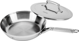 Saveur Selects Voyage - Koekenpan 25 cm - PFAS vrij - Inclusief deksel - Geschikt voor inductie en alle warmtebronnen - Ovenbestendig tot 260°C - Vaatwasserbestendig - Teflon vrij