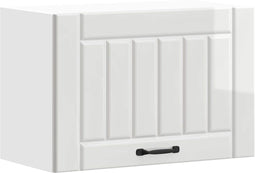 vidaXL - Keukenwandkast - Lucca - bewerkt - hout - hoogglans - wit