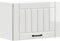 vidaXL - Keukenwandkast - Lucca - bewerkt - hout - hoogglans - wit
