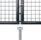 vidaXL - Gaaspoort - 289x75 - cm - gegalvaniseerd - staal - grijs
