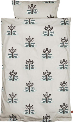 Franck&Fischer Emil vos - Dekbedset baby 70x100 - 100% organisch katoen - Wit