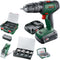 Bosch UniversalImpact 18V - Accu-klopboormachine - 20 koppelstanden - 173-delige schroeven/pluggenset