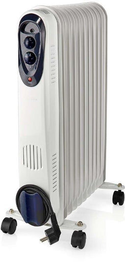 Nedis HTOI30WT11 - Oliegevulde kachel - 2500W - 11 elementen