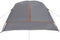 vidaXL - Tent - 4-persoons - waterdicht - grijs - en - oranje