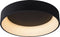 Lucide TALOWE LED - Plafonnière - Dimbaar 1x42W 3000K - Ø 60 cm - Zwart