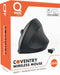 Qware Coventry - Draadloze Silent Muis - Multi-connect 3 apparaten 1600 DPI - Zwart