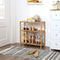 Songmics Badkamerrek Bamboe - Opbergrekje 3 Lagen 59x66x26 cm - Bruin