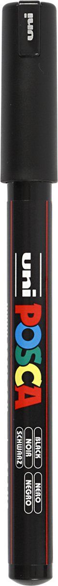 Verfstift posca pc1mr ef zwart