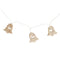 LED-lichtkrans DKD Home Decor Rendier (Afzuig)kappen Bruin Hout MDF (6,5 x 1,4 x 5,8 cm)