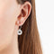 Heart to Get 925 Sterling Zilveren Oorringen - Bohemian Coin Heart - Zilver