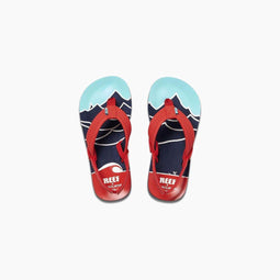 Reef Little Ahi - Jongens Slippers - Anatomisch voetbed - Blauw (maat 19/20)