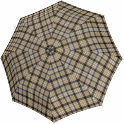 Opvouwbare Paraplu 2Picnic Beige Geruit - A050 - Dsn 98 cm - Opgevouwen 24 cm - Knirps
