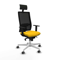 Bureaustoel met hoofdsteun Piqueras y Crespo 1D026G1 Geel