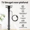 Faas TV Beugel - Plafond- of Wandmontage - Draaibaar & Kantelbaar - Max 30KG - Zwart