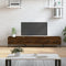 vidaXL - Tv-meubel - 150x36x30 - cm - bewerkt - hout - bruin - eikenkleur