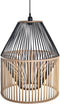 Plafondlamp DKD Home Decor Zwart Bruin 220 V 50 W (43 x 43 x 53 cm)