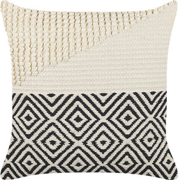 CALANTHE - Sierkussen - Beige - 45 x 45 cm - Katoen