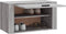 vidaXL - Wandschoenenkast - 70x35x38 - cm - massief - grenenhout - bruineiken