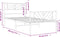 vidaXL - Bedframe - met - hoofd- - en - voeteneinde - metaal - zwart - 90x190 - cm