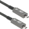 ACT USB-C 3.2 Gen2 - Active Optical Cable AOC - 10Gbps 4K @ 60Hz - Grijs Zwart (5m)