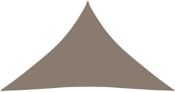 vidaXL - Zonnescherm - driehoekig - 5x5x6 - m - oxford - stof - taupe