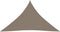 vidaXL - Zonnescherm - driehoekig - 5x5x6 - m - oxford - stof - taupe