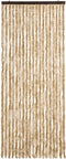 vidaXL - Vliegengordijn - 56x185 - cm - chenille - beige