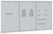 vidaXL - Pegboards - 3 - stuks - met - 15 - accessoires - Grijs - 50x80 - cm - Staal