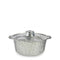 Casserolepan met deksel Kinvara 66105 Zilverkleurig Wegwerpbaar Met deksel Pan