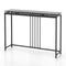 Coast Consoletafel - Kunstmarmer Zwart - 120 x 30 x 90 cm - Poedergecoat Stalen Frame