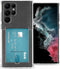iMoshion Hoesje Geschikt voor Samsung Galaxy S22 Ultra Hoesje Met Pasjeshouder - iMoshion Softcase Backcover met pashouder - Transparant