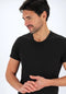 Sloggi 24/7 Shirt - O-hals - 2-pack - Zwart